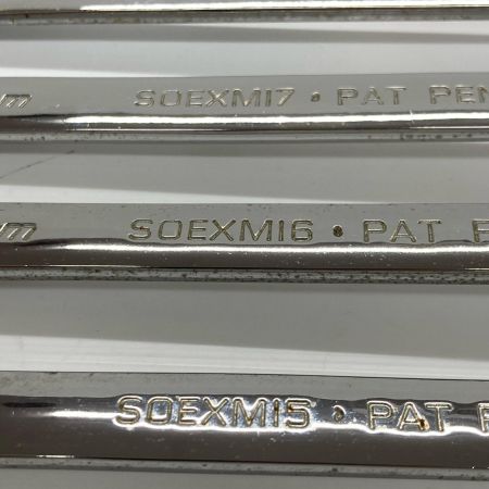 Snap-on スナップオン コンビネーションレンチ SOEXMIO10～SOEXM19 10本セット
