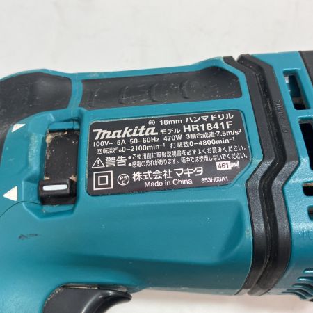 MAKITA マキタ ハンマドリル HR1841F ブルー 18mm コード式 ケース付