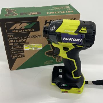 HiKOKI ハイコーキ コードレスインパクトドライバ WH36DD