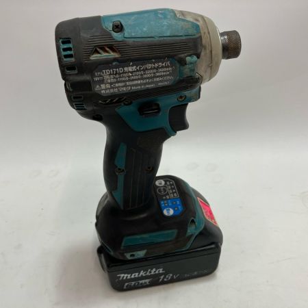MAKITA マキタ インパクトドライバ TD171D ブルー 18v 充電器・充電池2個・ケース付