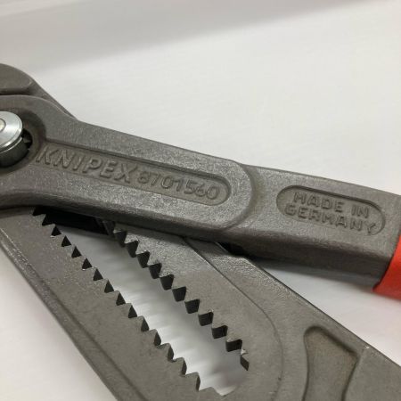 KNIPEX クニペックス ウォーターポンププライヤ 8701560 レッド