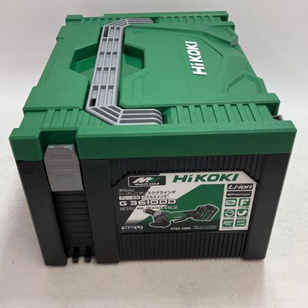 HiKOKI ハイコーキ 工具 コードレスディスクグラインダー G3610DD 2XPZ 36v 充電器・充電池2個・ケース付