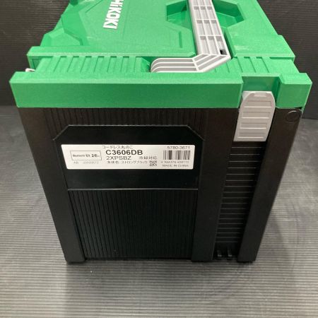 HiKOKI ハイコーキ コードレス丸ノコ 丸のこ C3606DB 2XPSBZ 165mm 36v 充電器・充電池2個・ケース付