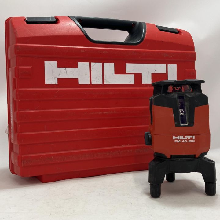 未使用品　HILTI/ヒルティ　マルチラインレーザー墨出し器　PM40-MGキット/232,387円　受光器＋三脚＋バッテリー×2個＋充電器など付属多数 Hilti ヒルティ レーザー墨出し器 マルチラインレーザー PM40-MG