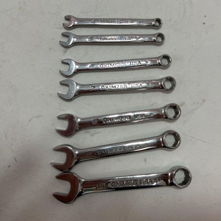 Snap-on スナップオン ミジェット コンビネーションレンチ OXIM4-10 7本ｾｯﾄ