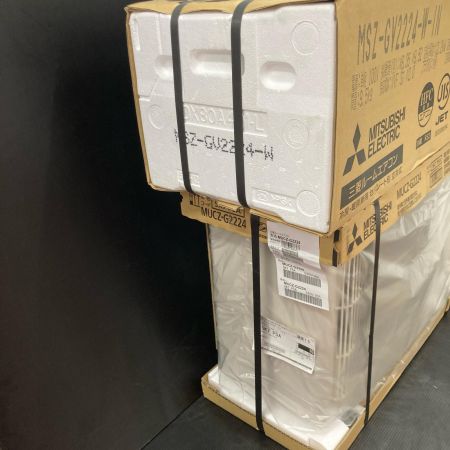 MITSUBISHI ミツビシ ルームエアコン 霧ヶ峰 MSZ-GV2224-W 室外機(MUCZ-G2224)セット 2024年製 未使用