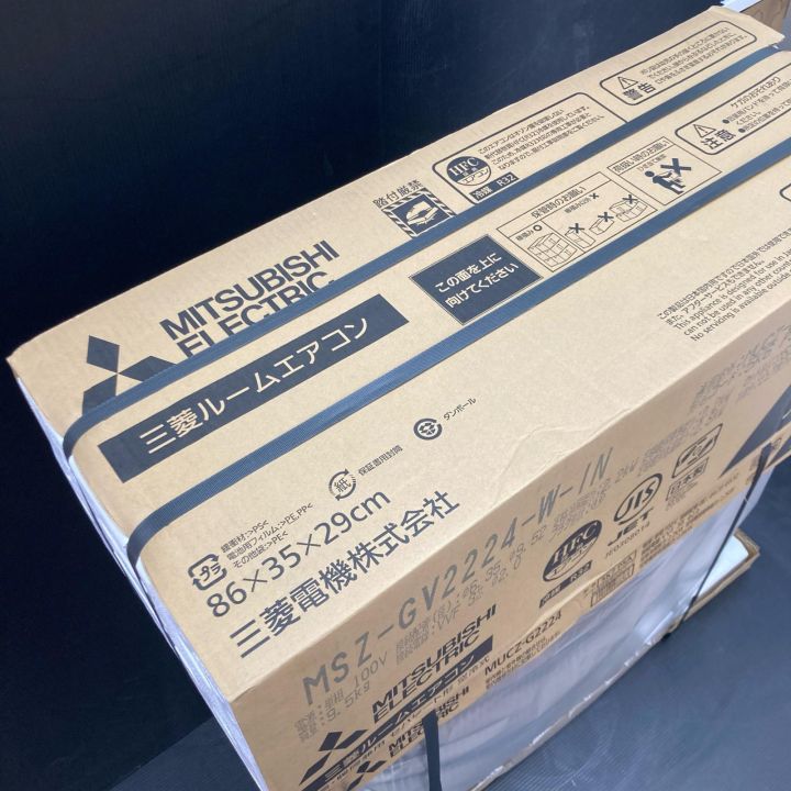 MITSUBISHI ミツビシ ルームエアコン 霧ヶ峰 MSZ-GV2224-W 室外機(MUCZ 