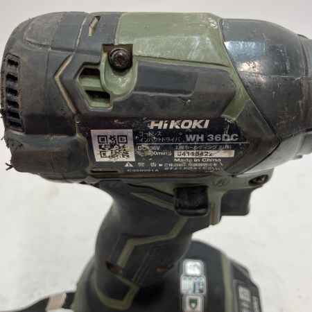 HiKOKI ハイコーキ インパクトドライバ WH36DC カーキ 充電池1個付