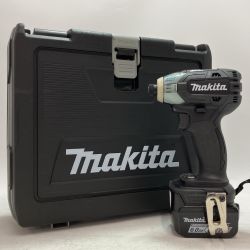 MAKITA マキタ インパクトドライバ TS131D ブラック 充電器・充電池2個・ケース付 14.4v 6.0Ah Aランク