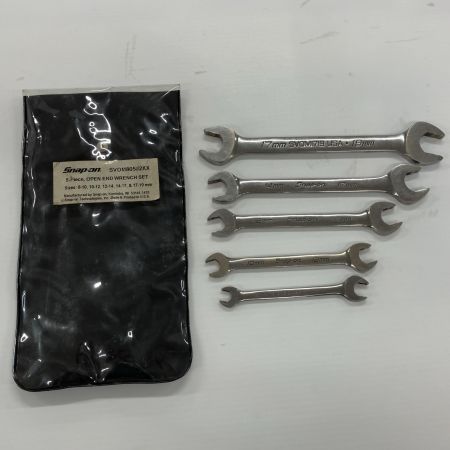 Snap-on スナップオン ハンドツール スパナ5点セット SVOMシリーズ 8×10.  10×12  12×14  14×17  17×19㎜