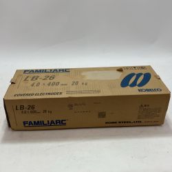 FAMILIARC/KOBELCO 工具 溶接棒 LB-26 4.0×400mm 20kg 未使用品 Nランク
