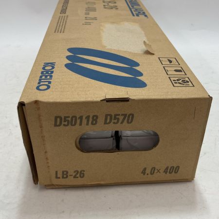 FAMILIARC/KOBELCO 工具 溶接棒 LB-26 4.0×400mm 20kg 未使用品
