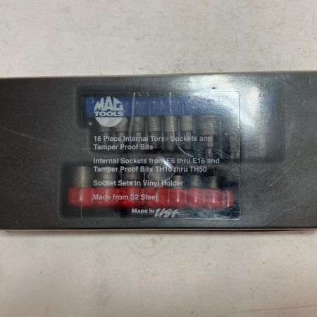 MAC TOOLS マック ソケット&タンパープルーフビットセット ST16ITTP
