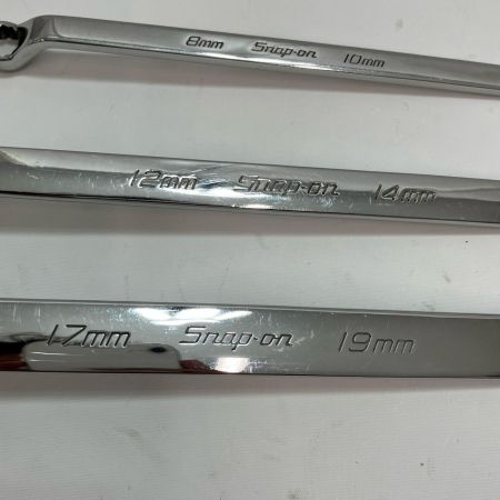 Snap-on スナップオン 工具 ハンドツール 両口メガネレンチ XOM810/1214/1719 ３本ｾｯﾄ