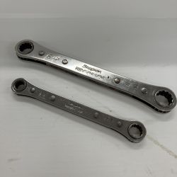 Snap-on スナップオン 板ラチェットレンチ RBM810/1214 2本ｾｯﾄ Cランク