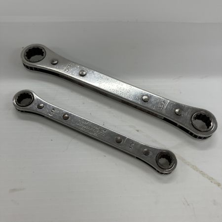 Snap-on スナップオン 板ラチェットレンチ RBM810/1214 2本ｾｯﾄ