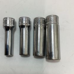 Snap-on スナップオン 工具 ハンドツール ディープソケット SFSM8/10/12/14 4点ｾｯﾄ Bランク