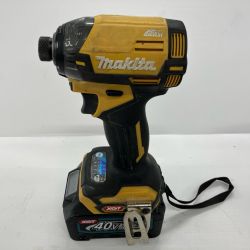 MAKITA マキタ インパクトドライバ TD002G フレッシュイエロー 40v 2.5Ah 充電器・充電池2個・ケース付 Cランク