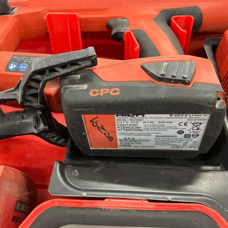 Hilti ヒルティ 充電式鋲打ち機 コンクリートネイラー BX3-ME-02 レッド 充電器・充電池2個・ケース付