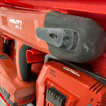 Hilti ヒルティ 充電式鋲打ち機 コンクリートネイラー BX3-ME-02 レッド 充電器・充電池2個・ケース付