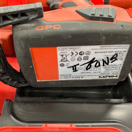 Hilti ヒルティ 充電式鋲打ち機 コンクリートネイラー BX3-ME-02 レッド 充電器・充電池2個・ケース付