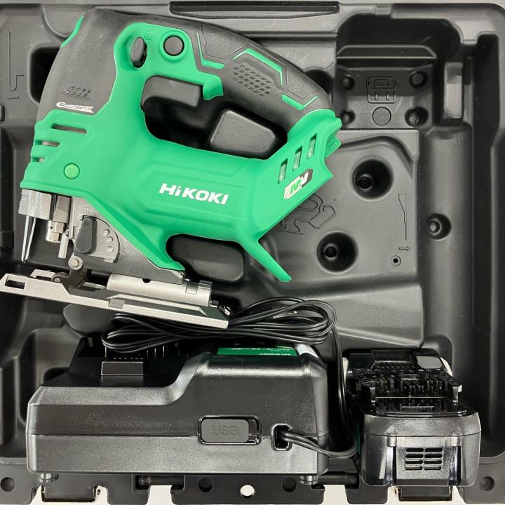 HiKOKI ハイコーキ ジグソー CJ36DA グリーン 135mm 36v 充電器・充