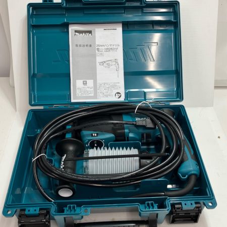 MAKITA マキタ 工具 締め付け工具 ハンマドリル HR2631F ブルー ケース付 コード式 26mm 100v