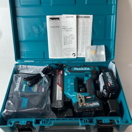 MAKITA マキタ 充電式仕上釘打 FN001GRDX ブルー 40vmax 40mm バッテリー2個・充電器・ケース付