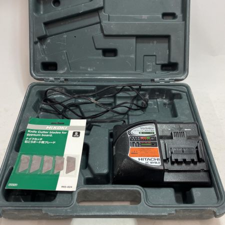 HITACHI 日立 工具 14.4v コードレスナイフカッター CK14DSL グリーン 充電器・ケース付