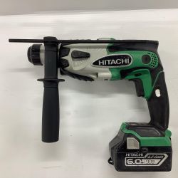 HITACHI 日立 ハンマドリル DH18DSL グリーン 16mm 18v 充電器・充電池3個・ケース付  Bランク