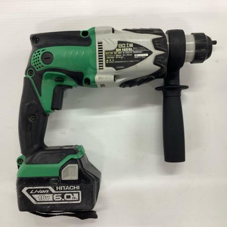 HITACHI 日立 ハンマドリル DH18DSL グリーン 16mm 18v 充電器・充電池3個・ケース付 