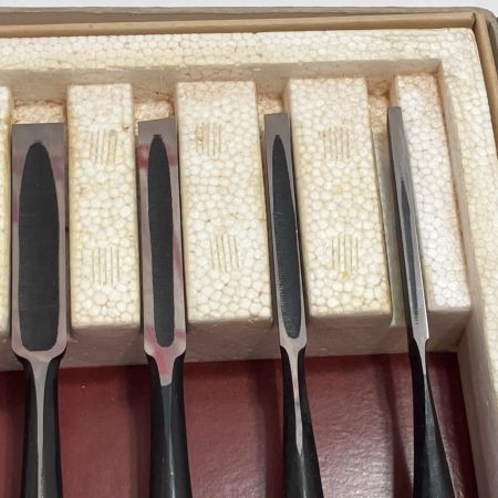 工具 大工道具 ノミ 極上追入組鑿 橘敏明 10本