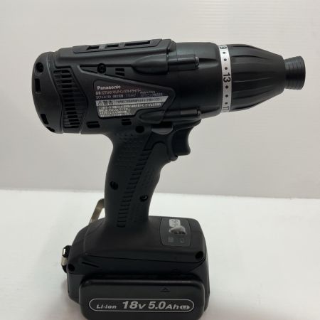 Panasonic パナソニック インパクトドライバ EZ75A9LJ2G-B ブラック 充電器・充電池2個・ケース付