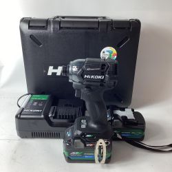 HiKOKI ハイコーキ インパクトドライバ WH36DC 2XPBSZ 充電器・充電池2個・ケース付 36Ｖ 5.0Ah  Aランク
