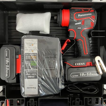 Panasonic パナソニック コードレスドリルドライバ  EZ1DD3J18A1R 充電器・充電池2個・ケース付 18v 5.0Ah