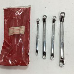 Snap-on スナップオン ハンドツール 両口メガネレンチ XOM604JX 8-10,10-12,12-14,14-17 4本セット Bランク