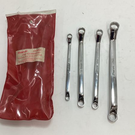 Snap-on スナップオン ハンドツール 両口メガネレンチ XOM604JX 8-10,10-12,12-14,14-17 4本セット