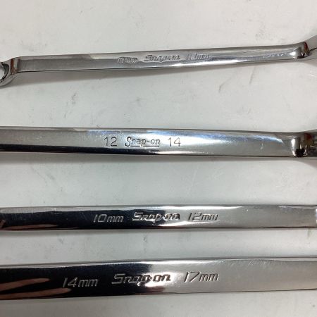 Snap-on スナップオン ハンドツール 両口メガネレンチ XOM604JX 8-10,10-12,12-14,14-17 4本セット