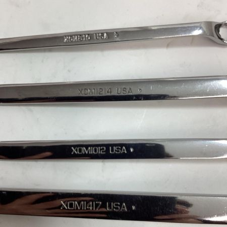 Snap-on スナップオン ハンドツール 両口メガネレンチ XOM604JX 8-10,10-12,12-14,14-17 4本セット