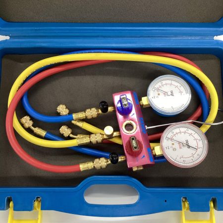 イチネンTASCO 工具 工具関連用品 マニホールド ケース付 R410A/R32