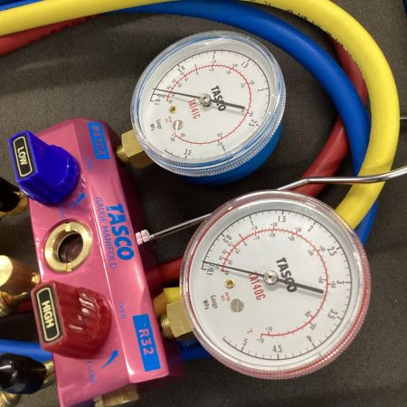 イチネンTASCO 工具 工具関連用品 マニホールド ケース付 R410A/R32