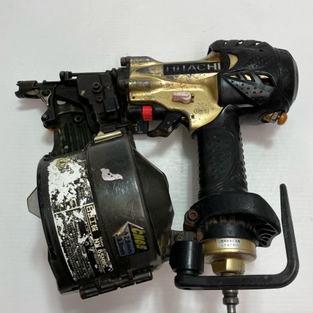 HITACHI 日立 工具 エアツール エア釘打ち NV65HMC ゴールド ケース付 高圧 65mm