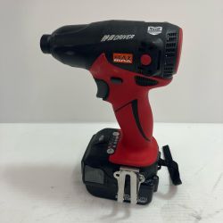 MAX マックス インパクトドライバ PJ-SD101 レッド 充電器・充電池1個・ケース付 コードレス式 14.4v Bランク