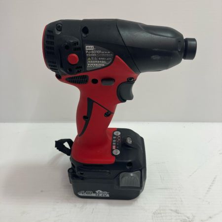 MAX マックス インパクトドライバ PJ-SD101 レッド 充電器・充電池1個・ケース付 コードレス式 14.4v