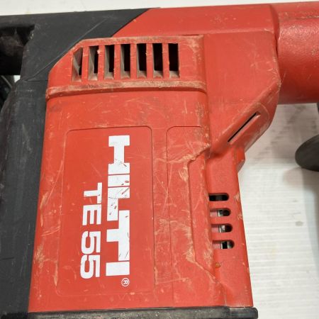 Hilti ヒルティ 工具 ロータリーハンマドリル TE55 レッド ケース付 コード式 100v