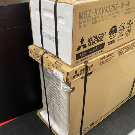 MITSUBISHI ミツビシ ルームエアコン ズバ暖霧ヶ峰 MSZ-KXV4025S 室外機(MUZ-KXV4025S)セット 2025年製 14畳用