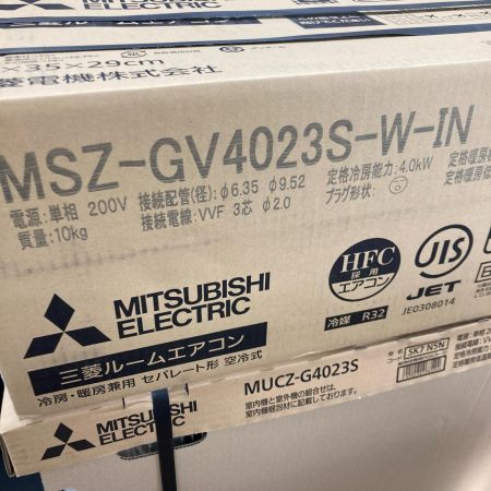 MITSUBISHI ミツビシ ルームエアコン 霧ヶ峰 GVシリーズ MSZ-GV4023S-W おもに14畳用 200v