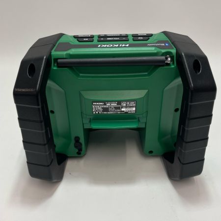 HiKOKI ハイコーキ 工具 工具関連用品 バッテリー式ラジオ UR18DA グリーン 本体のみ