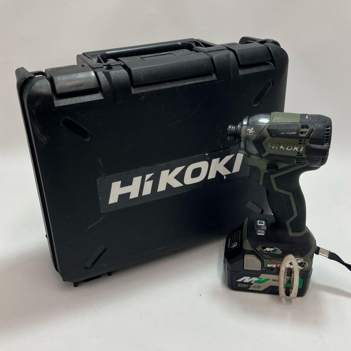 中古】 HiKOKI WH36DC インパクトドライバ フルセット(バッテリー2個+