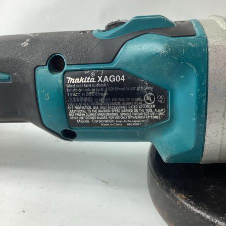 MAKITA マキタ ディスクグラインダー XAG04 ブルー 本体のみ コードレス式 18v